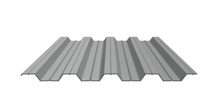Профлист НС-44 1000/1070 мм х 0,45 мм (оцинкованный)