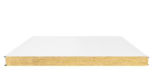 Стеновая сэндвич-панель (минеральная вата) 50 мм х 1190 мм (Гладкая)