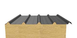 Кровельная сэндвич-панель (минеральная вата) 300 мм х 1000 мм